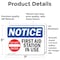 Signmission First Aid Station In Use Sign With Symbol, 7 in W x Rectangle, Vinyl Decal OS-2PACK-NS-D-57-L-12751 - alternate 3